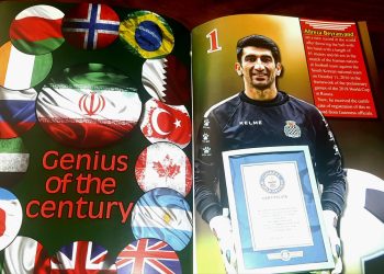 حضور هنرمند و فوتبالیست مشهور در ژورنال Genius of the century