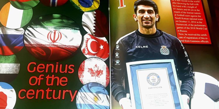حضور هنرمند و فوتبالیست مشهور در ژورنال Genius of the century