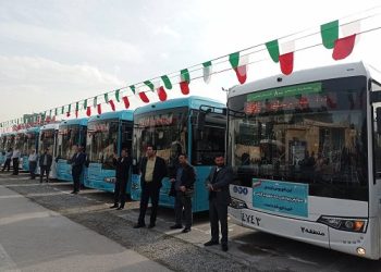 تزریق اتوبوس‌های جدید به ناوگان شهری مشهد