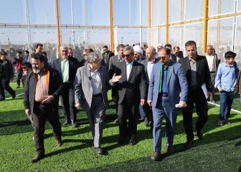 «بزرگ‌ترین مجموعه ورزشی روباز توس در مشهد افتتاح شد»