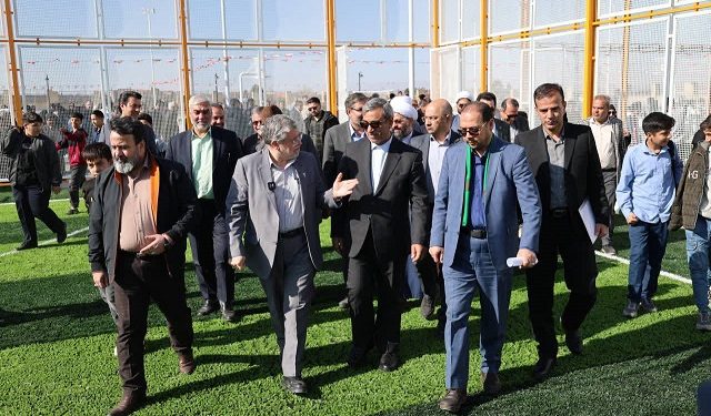 «بزرگترین مجموعه ورزشی روباز توس در مشهد افتتاح شد»